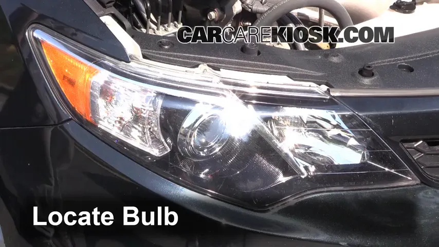 2012 Toyota Camry LE 2.5L 4 Cyl. Lights Parking Light (replace bulb)